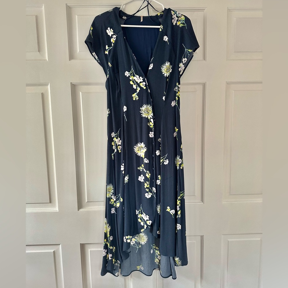 Free People Lost In You Navy Floral